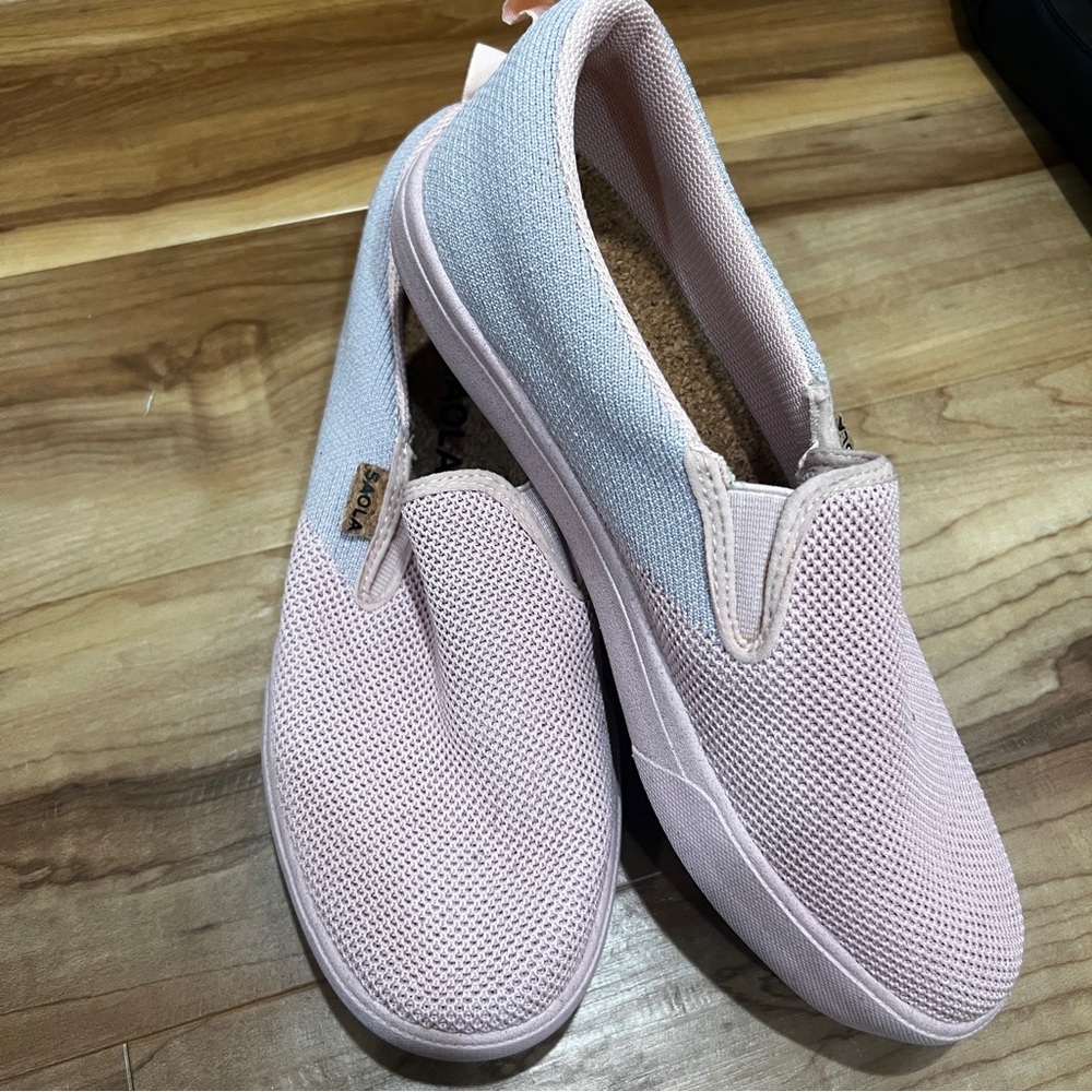 Saola Women’s Pink Slide On Shoes